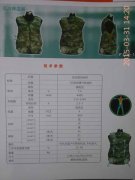 空調背心技術參數